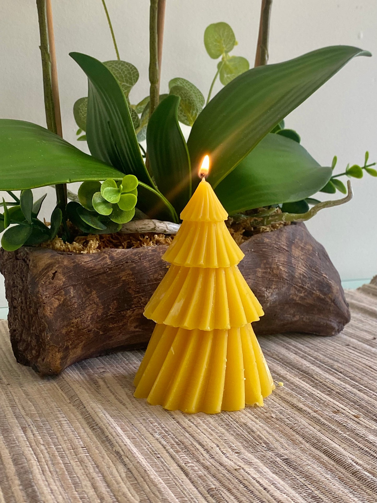 Beeswax Candle (Xmas Tree - Large)